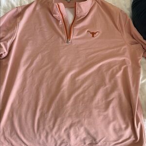 Peter Millar Texas Longhorns 1/4 zip Relaxed Fit